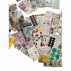 Huge Sticker Lot Scrapbook Planner Kawaii Vintage Ephemera Craft Bundle Destash