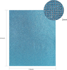 9.4 X 7.9 Inch Bling Rhinestone Stickers Self Adhesive, Rhinestone Sheets for DI