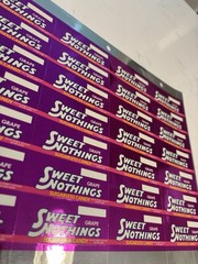 Sweet Nothings Grape Sticker Sheet CM-107 Metallic Edge Vintage