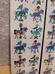 Vintage Sandylion Design A Carousel Prismatic Merry Go Round Horse Sheet Set