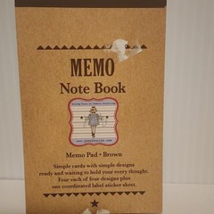 Jenni Bowlin Scrapbooking Memo Note Book Pad & Flag Tags