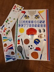 Mrs. Grossman’s All Star Sports Scrapbook Buzz Stickers 2001 6″x9″ Vintage