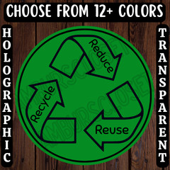 40 RECYCLED PACKAGING STICKERS 2″ LABELS SHIPPING THANK YOU SCRATCH RESISTANT