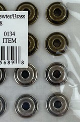 Daisy Hill Simple Snaps for Scrapbooking Card Making Pewter Brass 2 Packs of 20