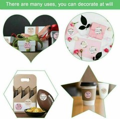 1.5″ Inch Thank You Stickers Thank You for Supporting My Small Business 9 Styles