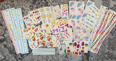 Vtg Mrs. Grossman’s CM Birthday Party Celebration Stickers Lot