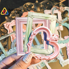 100 Pcs Vintage Frame Decorative Stickers – Scrapbooking Supplies for Color-1
