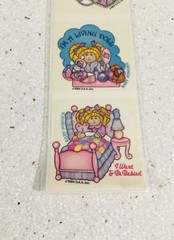 1984 Cabbage Patch Kids Scratch ‘n Sniff Baby Powder Sticker Pack Sealed