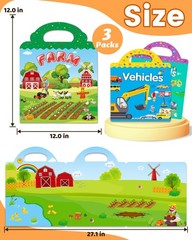 Reusable Sticker Book for Toddlers, Stickers for Kids, Toddler Sticker Book, …