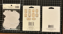 Recollections HALLOWEEN Die-Cuts or Stickers Haunted LABELS, Large WORDS JOURNAL