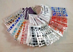 Embellishment Scrapbook Stickers Envelopes Corners Frames Keys Gems Buttons