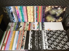 A. HUGE 12×12 SCRAPBOOK PAPER LOT~200 Shts.~Mixed Themes & Brands~NEW