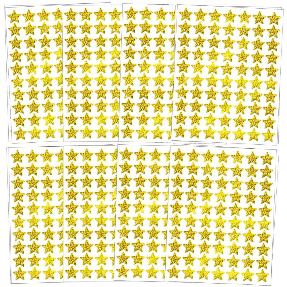 2800 PCS Star Stickers for Kids Reward, Holographic Small Star Stickers, 0.6″…