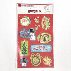 NEW Stickety Doo Da CHRISTMAS SAYINGS American Greetings Stickers 4 Sheets