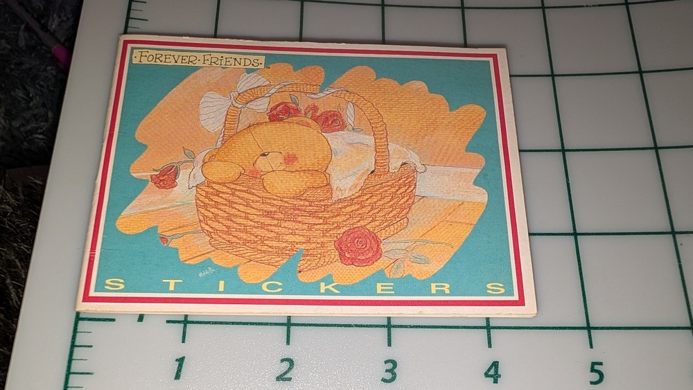 Vintage Hallmark Stickers Book Forever Friends Teddy Bears Activity Book UK New