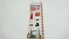 Paper House Productions Sticky Pix Cardstock Stickers London STCX0036