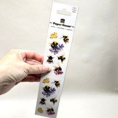 Paper House Bee Stickers Scrapbooking Junk Journals Collage