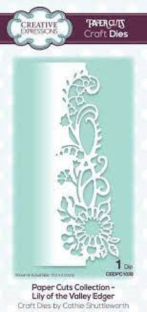 Creative Expressions Metal Cutting Die PAPER CUTS COLLECTION LILY OF THE VALLEY