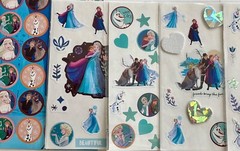 Disney Frozen Elsa Anna Olaf 199+ Stickers, Princess Let it go Sticker Lot