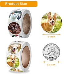 Dog and Cat Stickers for Kids Teachers,1000 Pcs Dog Cat Design Stickers for Kids