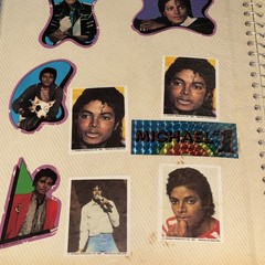 Vintage 80s Album Binder Collection Assorted Stickers Star Wars, Gremlin, Scent