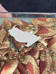 RARE Miniature Vintage Owl Die Cuts Tiny Made In Switzerland Paper Scrapbooking