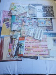 Huge Scrapbooking Card Making Craft Supplies Paper Stickers Embellishment Lot