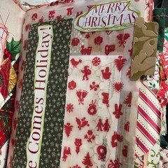 Christmas Vellum Transparent Sheets Junk Journal Ephemera mq Origami Supplies