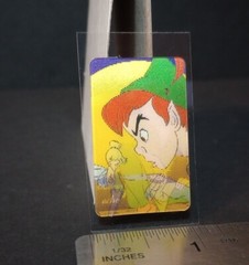 Disney Peter Pan Lenticular Motion Sticker RARE