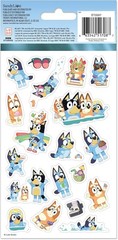 Bluey and Bingo Sticker Sheet Standard, and Holographic 4 Sheets of stickers