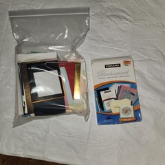 Huge lot of 4 Full Boxes of Scrapbooking Items Paper Cards Kits Borders Misc.