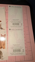 Mrs Grossman’s Stickers Adorable Kittens Cats 3 Strips (2 Full/1 Partial)