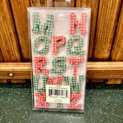 Alpha Stax Paper Letters ABC LOT Colorbok 1300 Pcs Each Pack: Pastel & Xmas