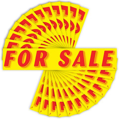 for Sale Windshield Stickers 12 Pack Dealership Advertising Sticker