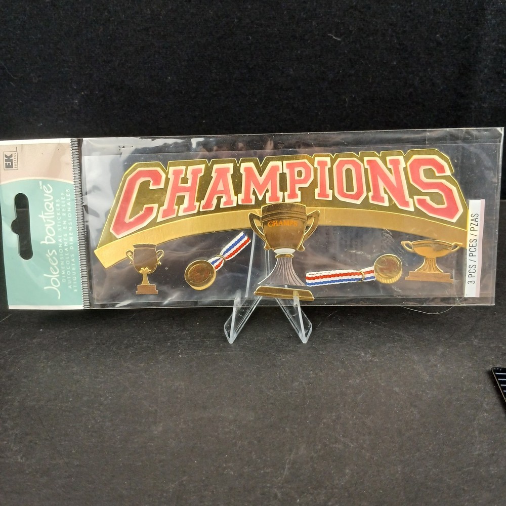 Jolee’s Boutique Champions Stickers Collage SPJT164 Title 1st Place Banner