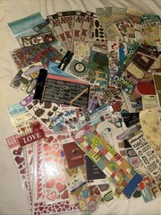 Mixed Lot of 125+ Scrapbook Stickers Die Cuts NEW Jolees Sticko, Heidi..,.
