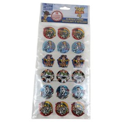 Puffy Sticker Lot 68 Stickers 3 Sheets Summer Toy Story Rainbow Heart Set New