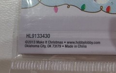 Hobby Lobby Make It Christmas Crafts Lot of 9 Packs Button Gem Light Bulbs More⬇