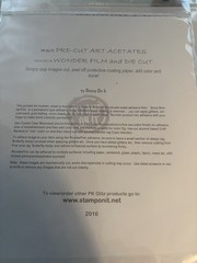 Pk Glitz Art Acetate Holiday Sheets 6 Packages. Vintage Hues & Black/white New