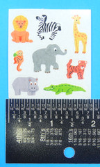 Micro Safari Animals Sandylion Sticker Mod Sheet 2″x 2″