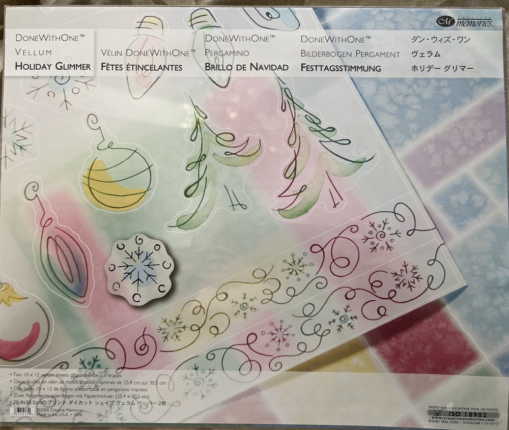 Creative Memories Done with One Winter Holidays (F555)