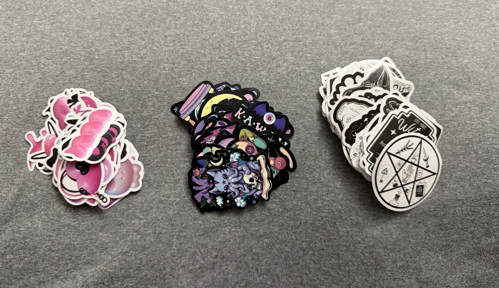 Cute Gothic Kawaii Witchy Sticker Bundle Coquette Aesthetic Lot
