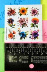 Micro Wild Flowers Mini Sticker Sheet