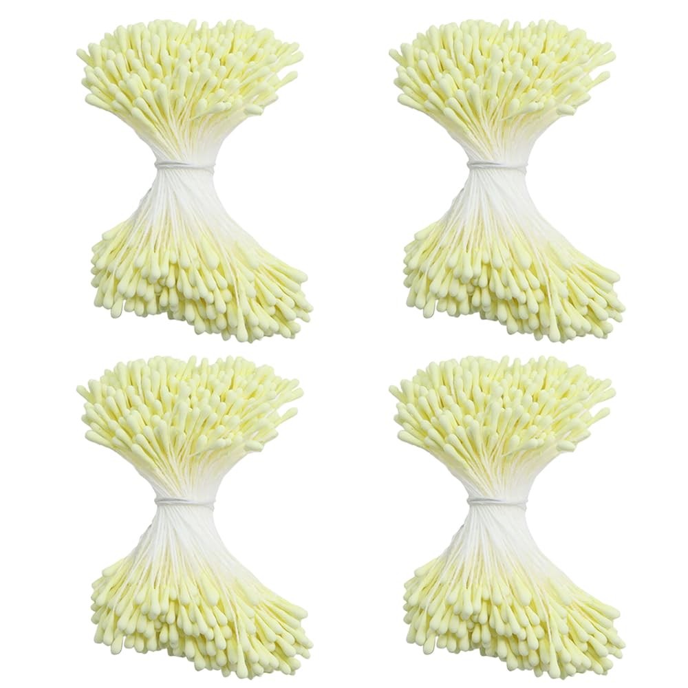 HAHIYO 700Pcs 2mm 2mm-Matte Light Yellow-700Pcs, Matte Yellow