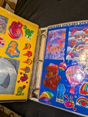 Vintage 1980s Sticker Book Album Lisa Frank Gremlins Strawberry Shortcake Etc