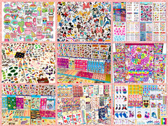 1699+ Lot of Scrapbooking Stickers Assorted Brands Mixed Themed Card Making DIY