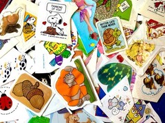 Vintage Sticker Club, Surprise Grab Bag Lot 70s 80s 90s
