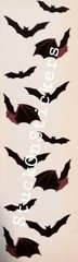 Mrs Grossman BATS Stickers Vintage Retired 1994 black halloween