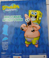 SpongeBob Squarepants Mini Sticker Activity Book 100+ Stickers Colorful Scenes