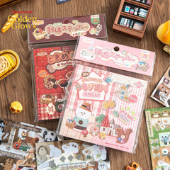 Girl’S Japanese Retro Sticker Book, Food and Daily Life Theme – 800+ Cute Old Sh